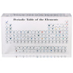 Kids Teaching Tool Crystal Chemical Element Display Periodic Table Of Elements Acrylic Periodic Table Display