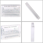 Kids Teaching Tool Crystal Chemical Element Display Periodic Table Of Elements Acrylic Periodic Table Display